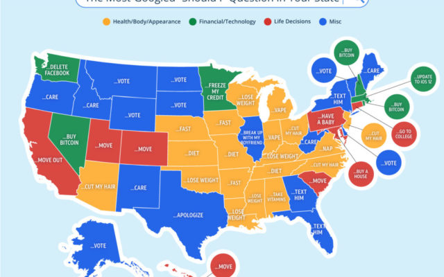 Here Are the Most Commonly Googled “Should I” Questions in Every State