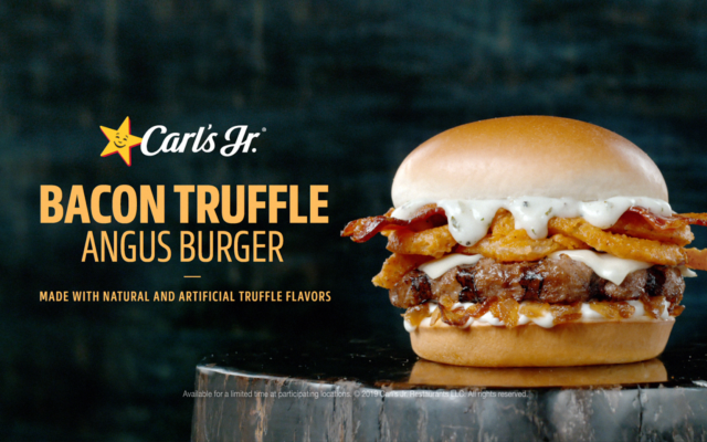 Carl’s JR’s New Bacon Truffle Angus Burger