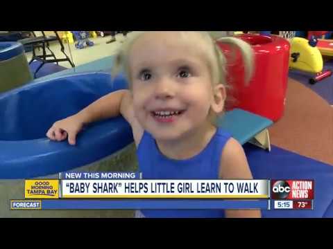 “Baby Shark” Helped a Toddler with Spina Bifida Learn to Walk