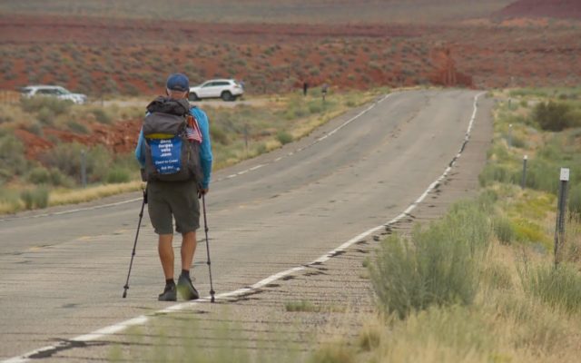 A Veteran Walked From Washington State to Florida for a Good Cause
