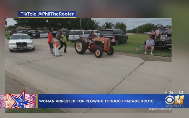 A Woman Tried to Join a Fourth of July Parade on Her Tractor and Got Arrested