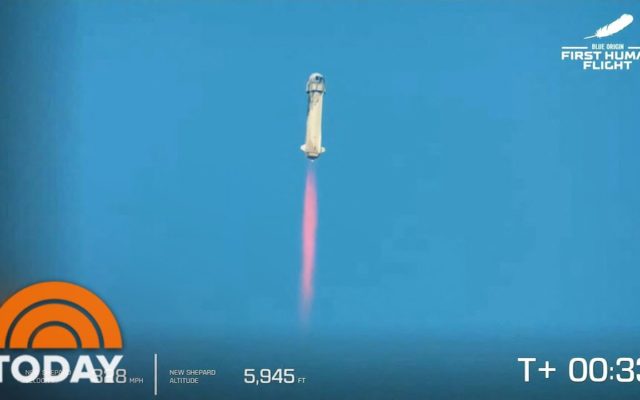 Jeff Bezos and His Penis-Shaped Rocket Successfully Launched Into Space