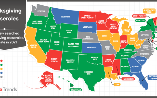 The Most Popular Thanksgiving Casserole in Each State