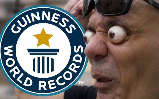 Guinness Record for the Farthest “Eyeball Pop”