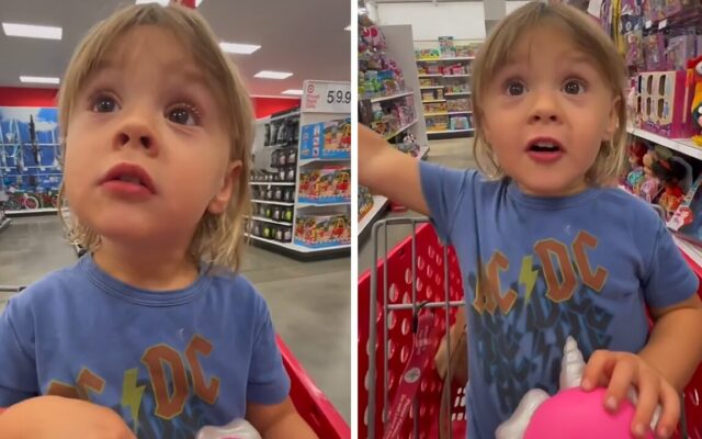 Little Girl’s First Trip to Target Toy Aisle Is Filled with Wonder and Awe