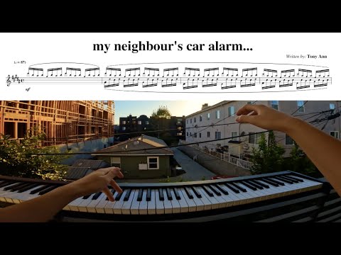 Keyboardist Does the Impossible: Turns Car Alarm Into Beautiful Song